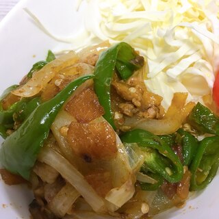 肉野菜炒め☆カレー味